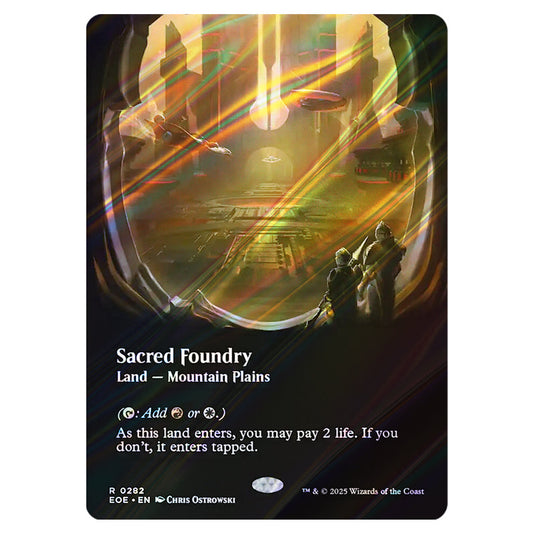 Sacred Foundry 0282 card from the Magic The Gathering set Edge of Eternities