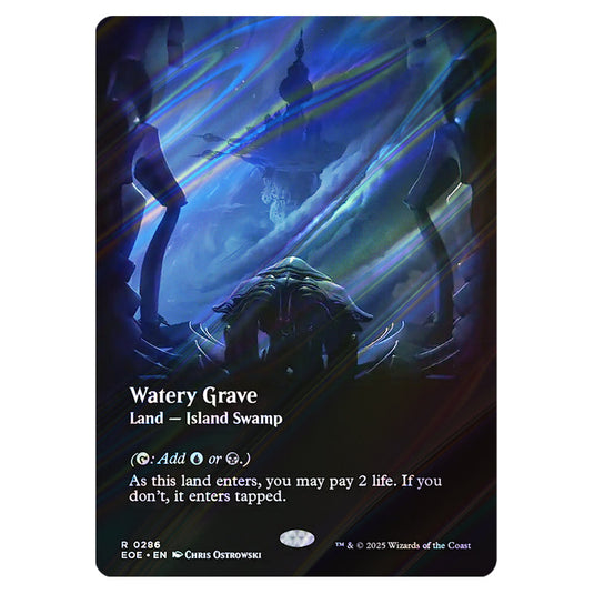 Watery Grave 0286 card from the Magic The Gathering set Edge of Eternities