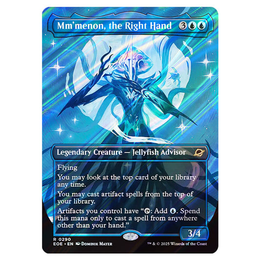 Mm'menon, the Right Hand 0290 card from the Magic The Gathering set Edge of Eternities
