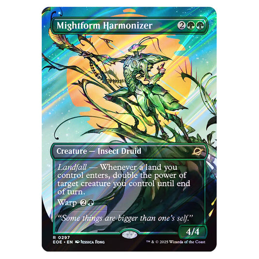 Mightform Harmonizer 0297 card from the Magic The Gathering set Edge of Eternities