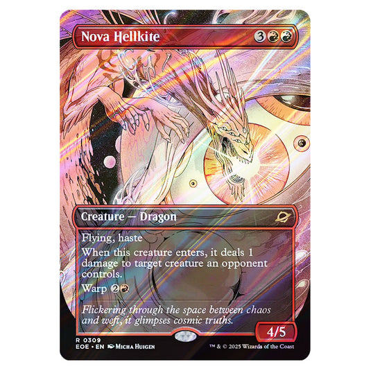 Nova Hellkite 0309 card from the Magic The Gathering set Edge of Eternities