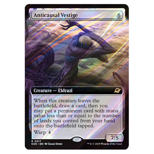 Anticausal Vestige 0317 card from the Magic The Gathering set Edge of Eternities