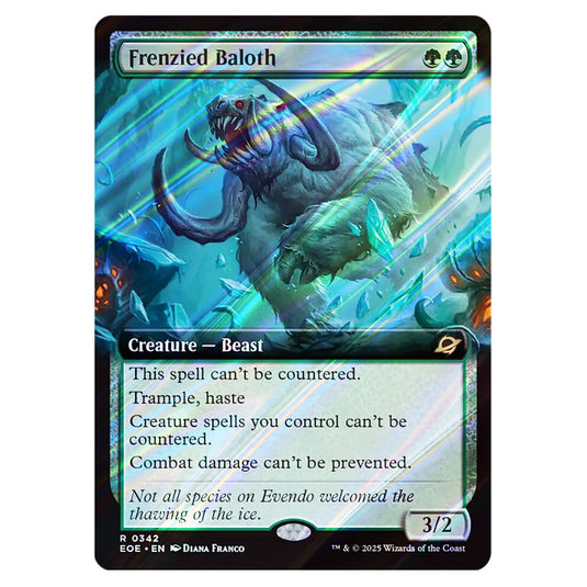 Frenzied Baloth 0342 card from the Magic The Gathering set Edge of Eternities
