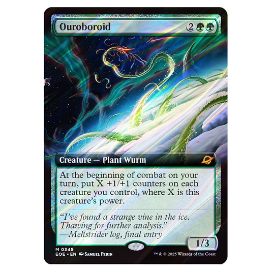 Ouroboroid 0345 card from the Magic The Gathering set Edge of Eternities