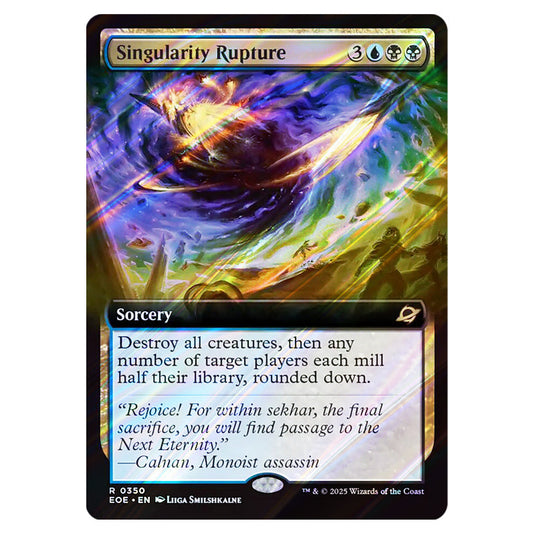 Singularity Rupture 0350 card from the Magic The Gathering set Edge of Eternities