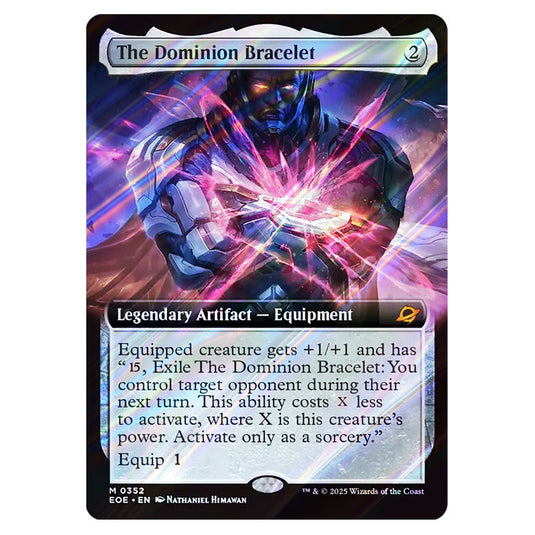 The Dominion Bracelet 0352 card from the Magic The Gathering set Edge of Eternities