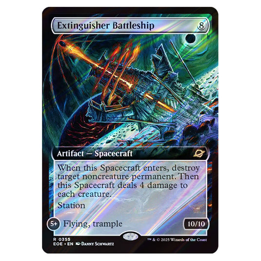 Extinguisher Battleship 0355 card from the Magic The Gathering set Edge of Eternities