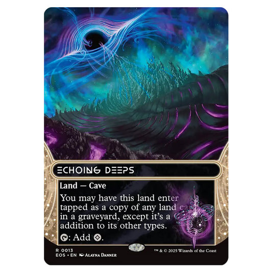 Echoing Deeps 0013 card from the Magic The Gathering set Edge of Eternities - Stellar Sights