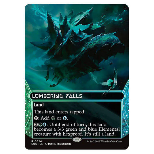 Lumbering Falls 0024 card from the Magic The Gathering set Edge of Eternities - Stellar Sights