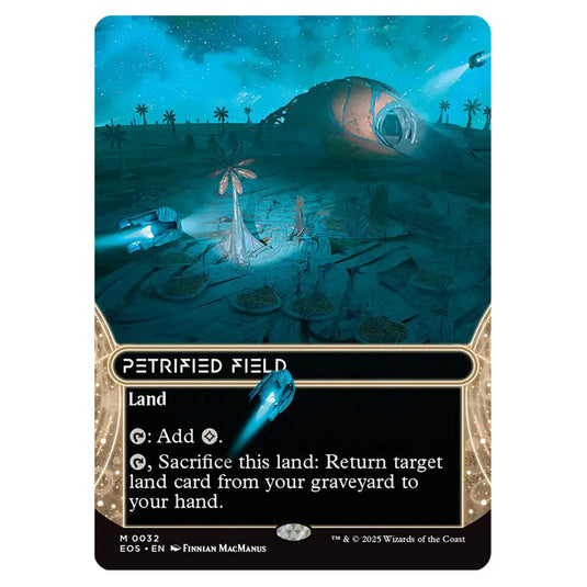 Petrified Field 0032 card from the Magic The Gathering set Edge of Eternities - Stellar Sights