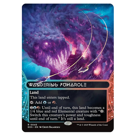 Wandering Fumarole 0045 card from the Magic The Gathering set Edge of Eternities - Stellar Sights