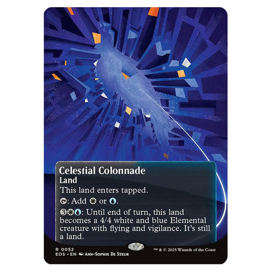 Celestial Colonnade 0052 card from the Magic The Gathering set Edge of Eternities - Stellar Sights