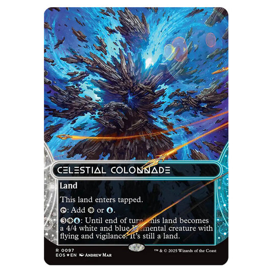Celestial Colonnade 0097 card from the Magic The Gathering set Edge of Eternities - Stellar Sights