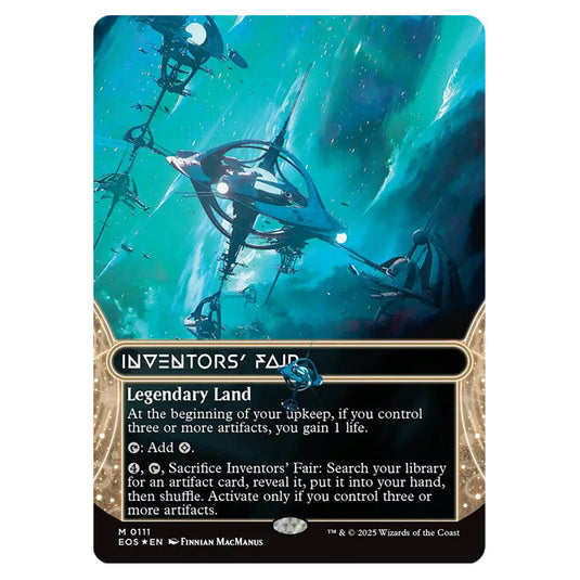 Inventors' Fair 0111 card from the Magic The Gathering set Edge of Eternities - Stellar Sights
