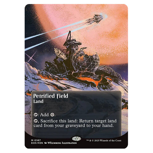 Petrified Field 0167 card from the Magic The Gathering set Edge of Eternities - Stellar Sights