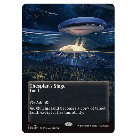 Thespian's Stage 0179 card from the Magic The Gathering set Edge of Eternities - Stellar Sights