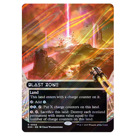 Blast Zone 0002 card from the Magic The Gathering set Edge of Eternities - Stellar Sights