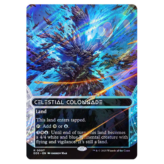 Celestial Colonnade 0007 card from the Magic The Gathering set Edge of Eternities - Stellar Sights