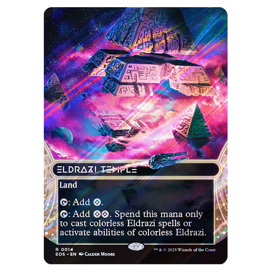 Eldrazi Temple 0014 card from the Magic The Gathering set Edge of Eternities - Stellar Sights