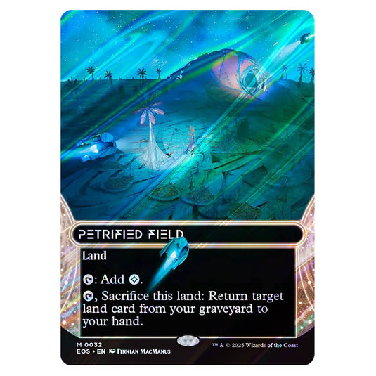 Petrified Field 0032 card from the Magic The Gathering set Edge of Eternities - Stellar Sights