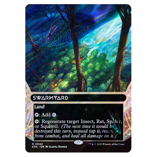 Swarmyard 0042 card from the Magic The Gathering set Edge of Eternities - Stellar Sights
