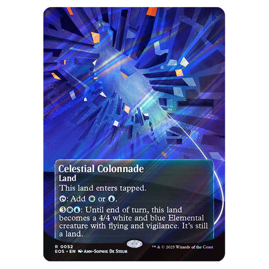 Celestial Colonnade 0052 card from the Magic The Gathering set Edge of Eternities - Stellar Sights