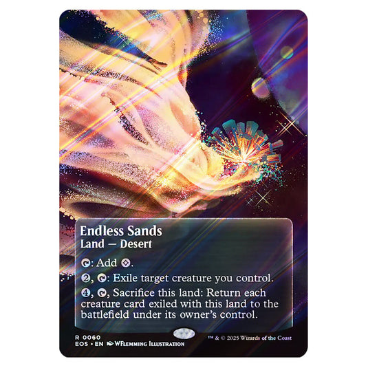 Endless Sands 0060 card from the Magic The Gathering set Edge of Eternities - Stellar Sights