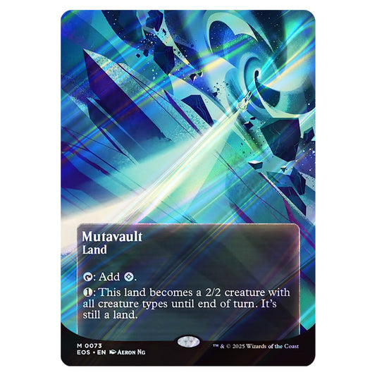 Mutavault 0073 card from the Magic The Gathering set Edge of Eternities - Stellar Sights