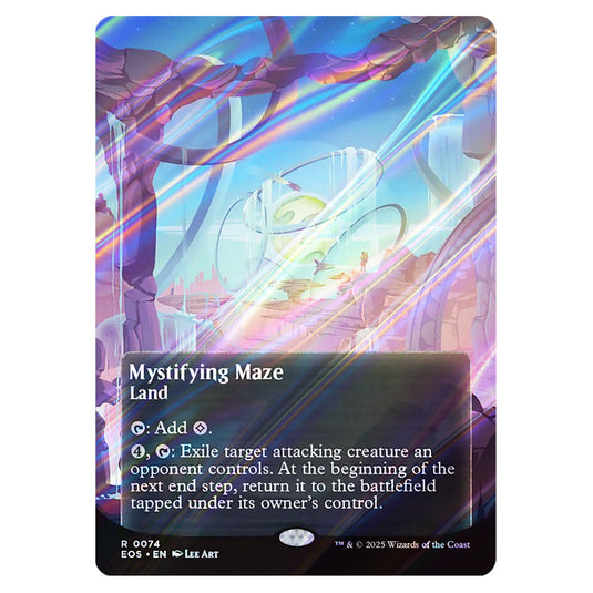 Mystifying Maze 0074 card from the Magic The Gathering set Edge of Eternities - Stellar Sights