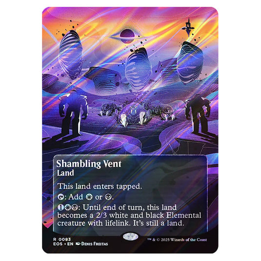 Shambling Vent 0083 card from the Magic The Gathering set Edge of Eternities - Stellar Sights