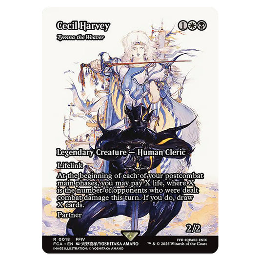 Tymna the Weaver 0018 card from the Magic The Gathering set Universes Beyond - Final Fantasy: Through the Ages