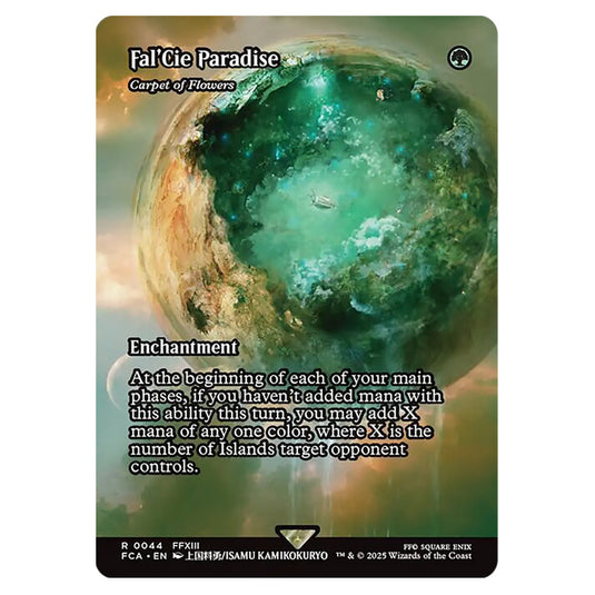 Carpet of Flowers 0044 card from the Magic The Gathering set Universes Beyond - Final Fantasy: Through the Ages