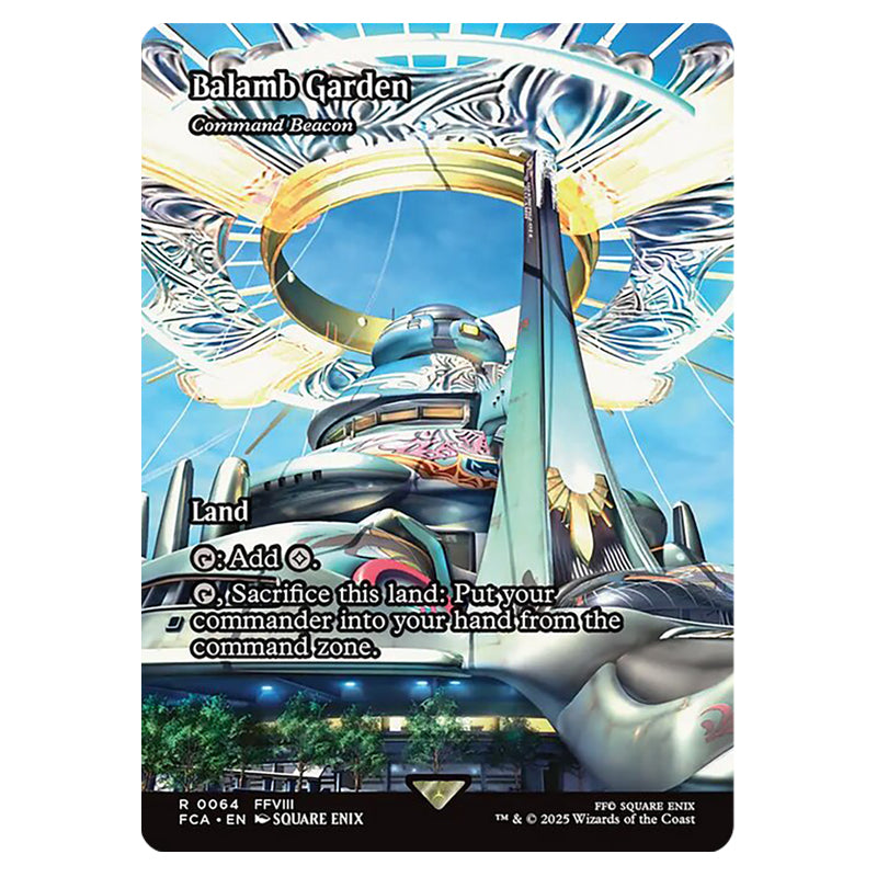 command beacon mtg final fantasy Magic The Gathering - Universes Beyond - Final Fantasy - Through the Ages - Command Beacon (Alternate-Art Borderless Card)