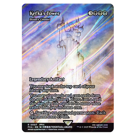 Bolas's Citadel 0007 card from the Magic The Gathering set Universes Beyond - Final Fantasy: Through the Ages