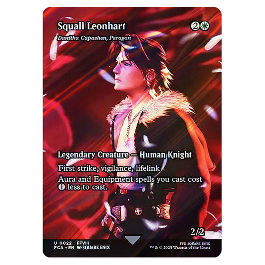 Danitha Capashen, Paragon 0022 card from the Magic The Gathering set Universes Beyond - Final Fantasy: Through the Ages