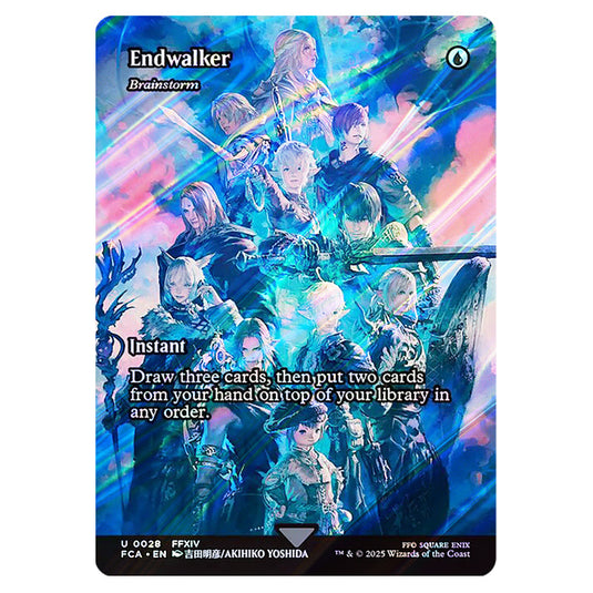 Brainstorm 0028 card from the Magic The Gathering set Universes Beyond - Final Fantasy: Through the Ages