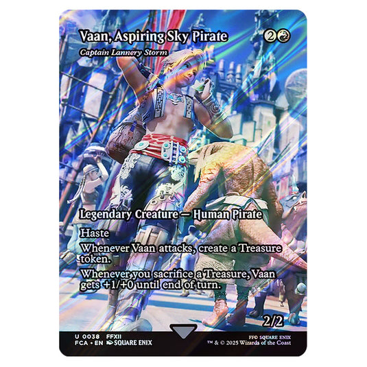 Captain Lannery Storm 0038 card from the Magic The Gathering set Universes Beyond - Final Fantasy: Through the Ages