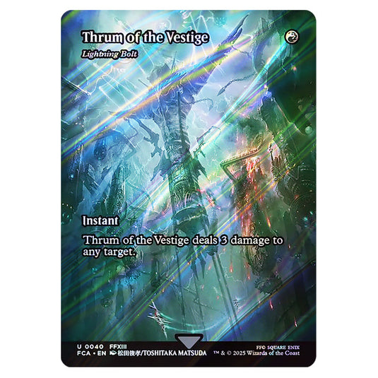 Lightning Bolt 0040 card from the Magic The Gathering set Universes Beyond - Final Fantasy: Through the Ages
