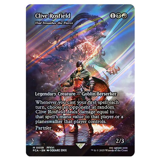 Vial Smasher the Fierce 0059 card from the Magic The Gathering set Universes Beyond - Final Fantasy: Through the Ages