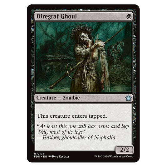 Diregraf Ghoul 0171 card from the Magic The Gathering set Foundations