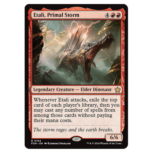 Etali, Primal Storm 0194 card from the Magic The Gathering set Foundations