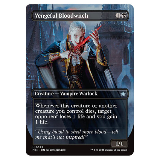 Vengeful Bloodwitch 0325 card from the Magic The Gathering set Foundations