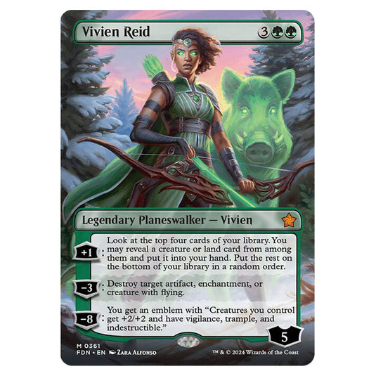 Vivien Reid 0361 card from the Magic The Gathering set Foundations