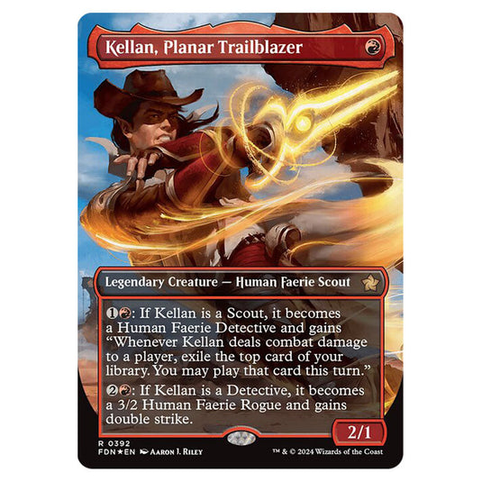 Kellan, Planar Trailblazer 0392 card from the Magic The Gathering set Foundations