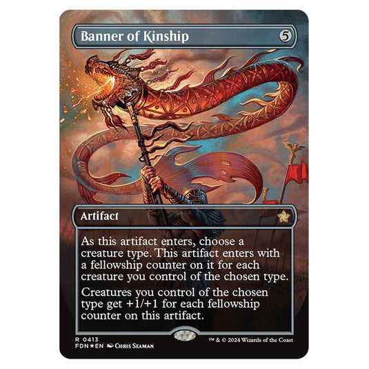 Banner of Kinship 0413 card from the Magic The Gathering set Foundations