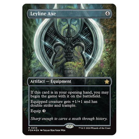 Leyline Axe 0414 card from the Magic The Gathering set Foundations