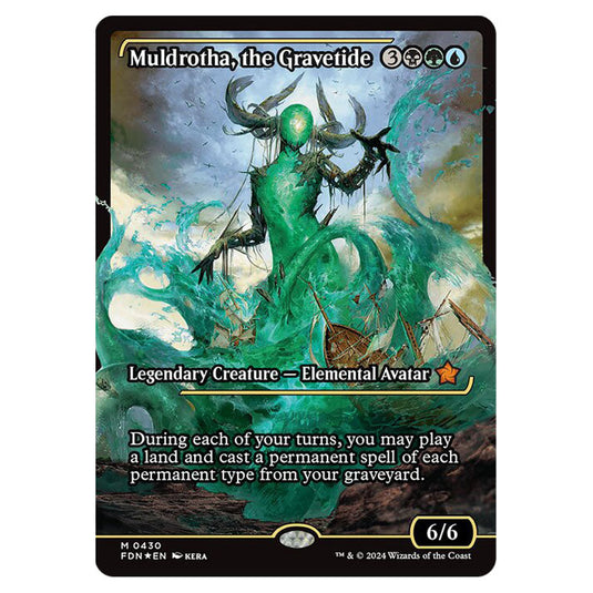 Muldrotha, the Gravetide 0430 card from the Magic The Gathering set Foundations