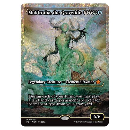 Muldrotha, the Gravetide 0440 card from the Magic The Gathering set Foundations