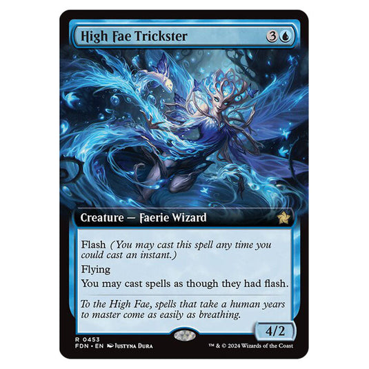 High Fae Trickster 0453 card from the Magic The Gathering set Foundations