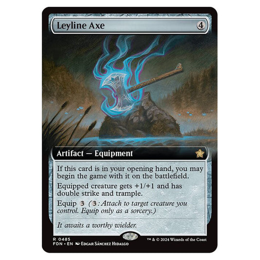Leyline Axe 0485 card from the Magic The Gathering set Foundations